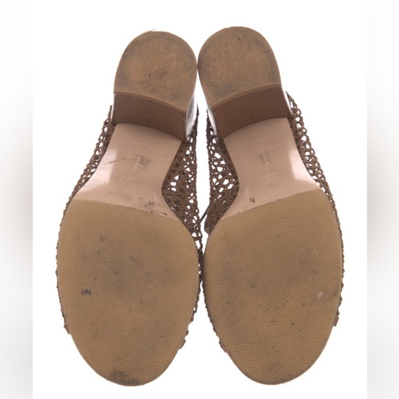 Gianvito Rossi Tan Lace-Up Heeled Gladiator Heels - 10 - Picture 13 of 13